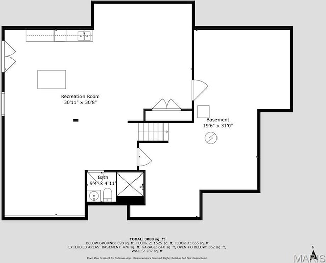 8525 Sagamore Dr, Cedar Hill, MO 63016 - view of home floor plan