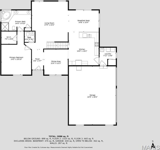 8525 Sagamore Dr, Cedar Hill, MO 63016 - view of room layout