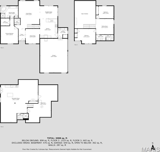 8525 Sagamore Dr, Cedar Hill, MO 63016 - view of property floor plan