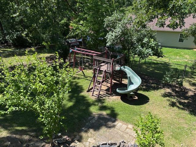 201 Penelope Pl, Olympian Village, MO 63020 - view of yard featuring a playground