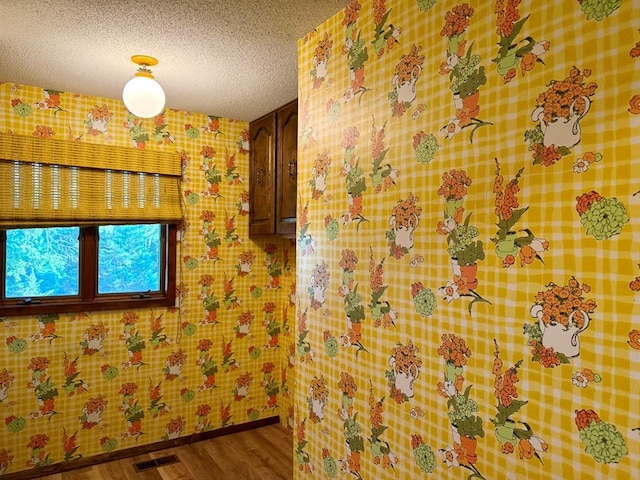 16463 Terrace Dr, Dexter, MO 63841 - bathroom with wood finished floors and a textured ceiling