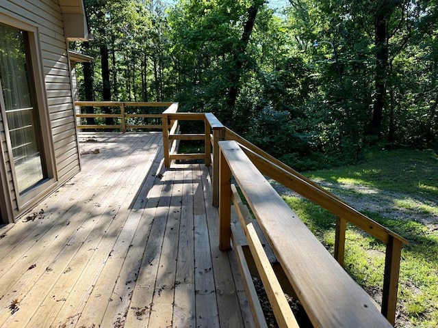 16463 Terrace Dr, Dexter, MO 63841 - view of wooden deck