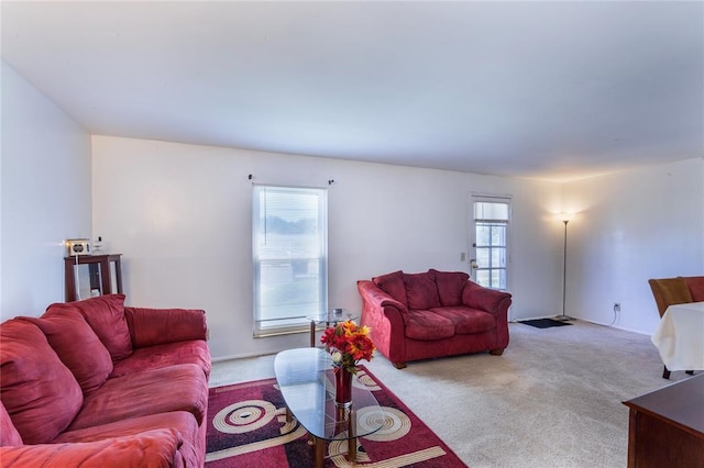 6691 Parker Rd Unit A, Florissant, MO 63033 - living area with carpet floors