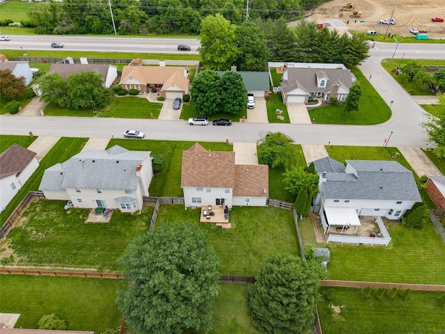 1519 Progress Ln, Belleville, IL 62221 - aerial perspective of suburban area
