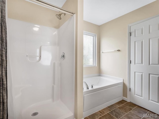 1109 Foxwood Estates Dr, Arnold, MO 63010 - bathroom featuring a stall shower and a garden tub