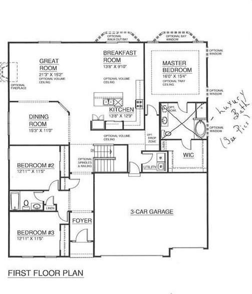 1355 Bloomfield Dr, Eureka, MO 63025 - floor plan / room layout