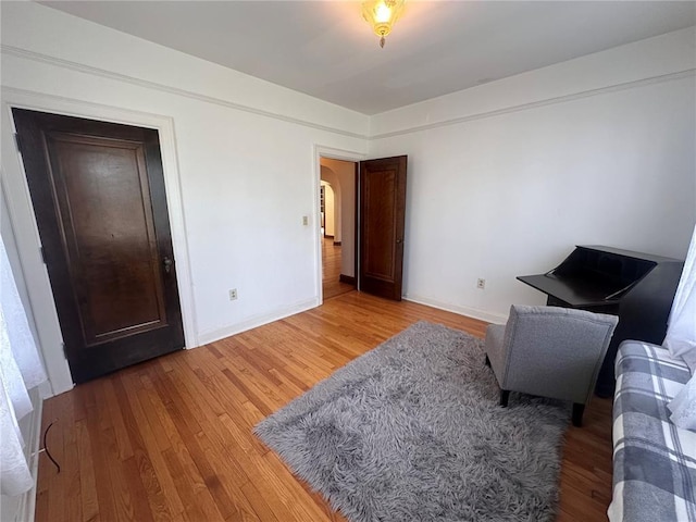 417 S Kingshighway St, Sikeston, MO 63801 - living area featuring wood finished floors and baseboards