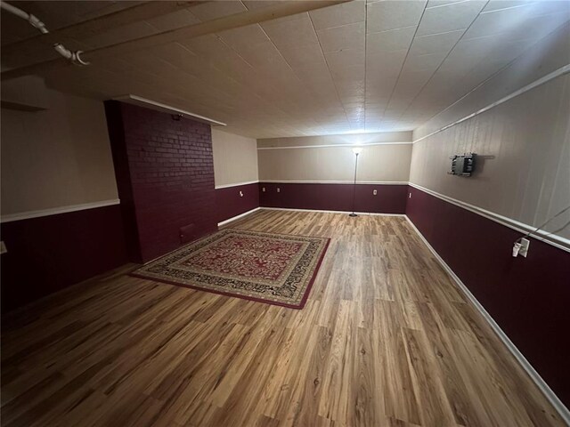417 S Kingshighway St, Sikeston, MO 63801 - bonus room featuring wood finished floors, wooden walls, and wood ceiling