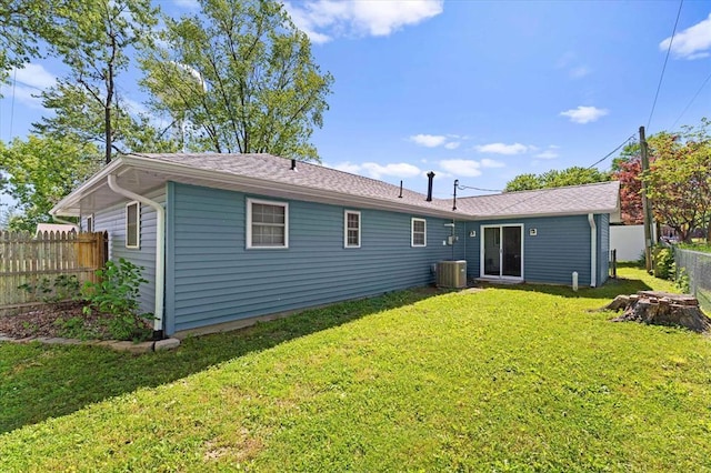 113 Brand Ave, Red Bud, IL 62278 - rear view of house with central AC