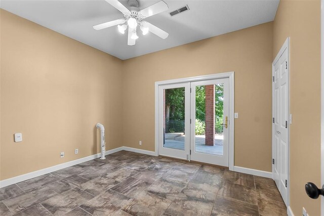 1014 Trailridge Dr, Jackson, MO 63755 - empty room with baseboards and ceiling fan