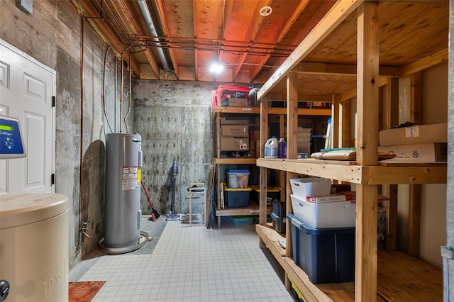 1014 Trailridge Dr, Jackson, MO 63755 - unfinished basement with water heater