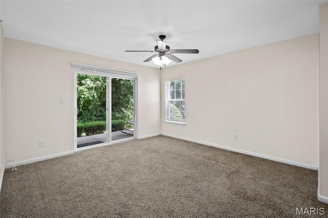 160 Brandy Mill Cir Unit 7C, High Ridge, MO 63049 - spare room featuring carpet flooring and ceiling fan