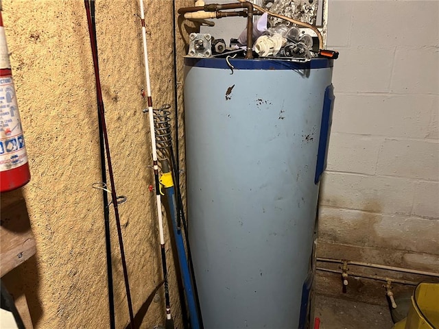 194 Craft Subdivision Rds, Greenville, MO 63944 - utility room featuring water heater
