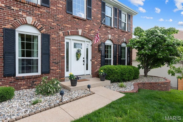 2854 Championship Blvd, Saint Louis, MO 63129 - property entrance with brick siding