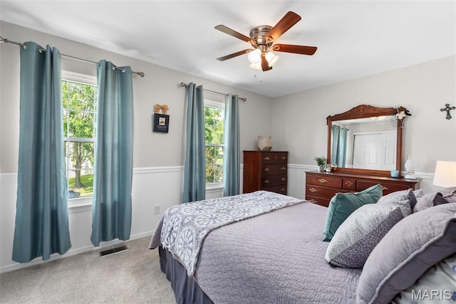 2854 Championship Blvd, Saint Louis, MO 63129 - bedroom featuring carpet and a ceiling fan