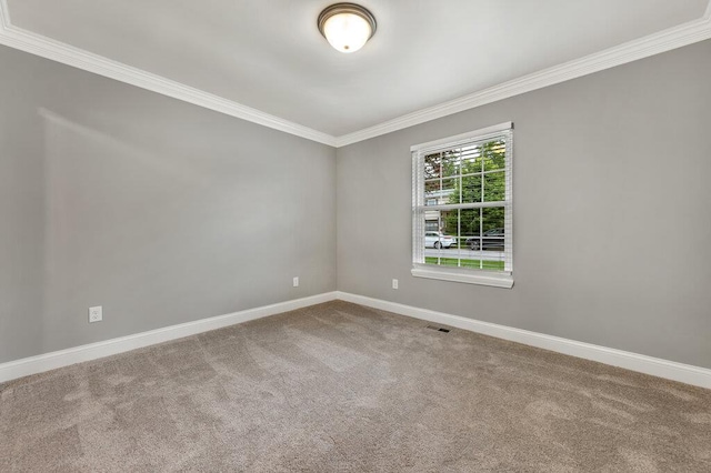 1354 Nutmeg Dr, Saint Charles, MO 63303 - carpeted spare room featuring crown molding and baseboards