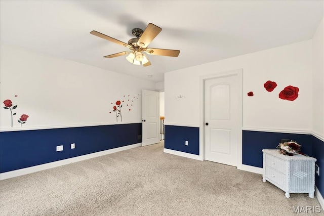 125 Park Lawn Est, Fenton, MO 63026 - unfurnished bedroom with carpet flooring and ceiling fan