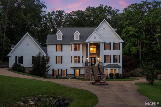 125 Park Lawn Est, Fenton, MO 63026 - neoclassical home featuring a yard