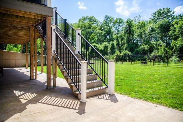 20083 Southview Dr, Carlyle, IL 62231 - view of patio with stairs