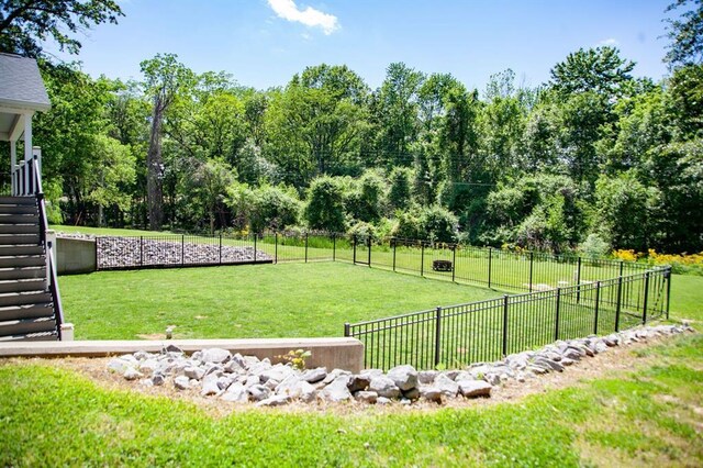 20083 Southview Dr, Carlyle, IL 62231 - view of yard featuring stairs