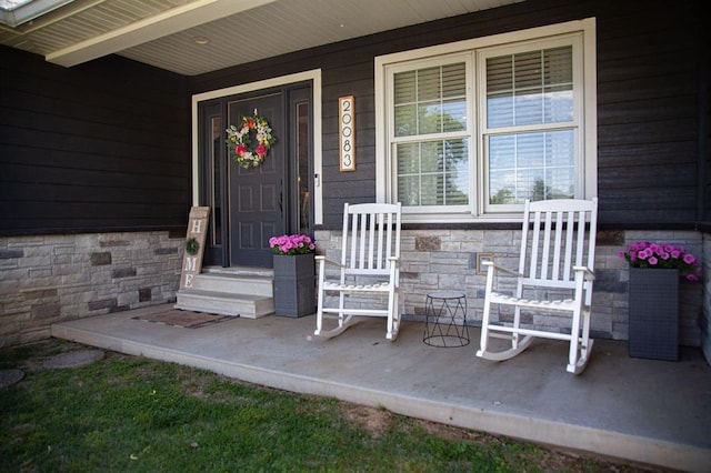 20083 Southview Dr, Carlyle, IL 62231 - property entrance featuring a porch