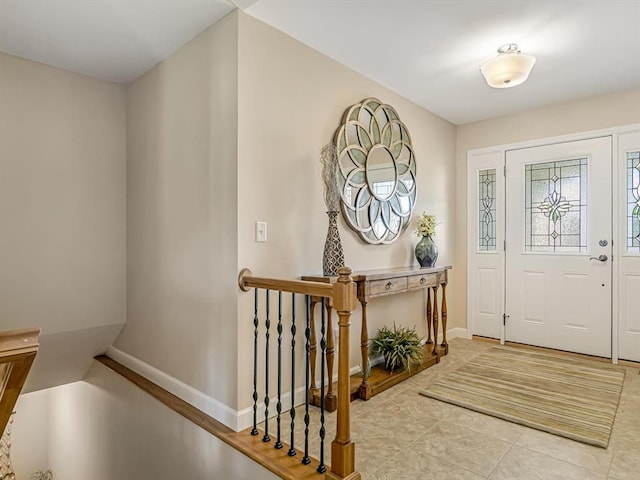 1051 Creekside Dr, Waterloo, IL 62298 - entrance foyer featuring tile patterned floors and baseboards
