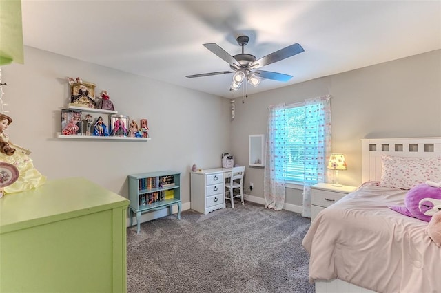 153 Mesa Dr, Waynesville, MO 65583 - carpeted bedroom featuring baseboards and ceiling fan