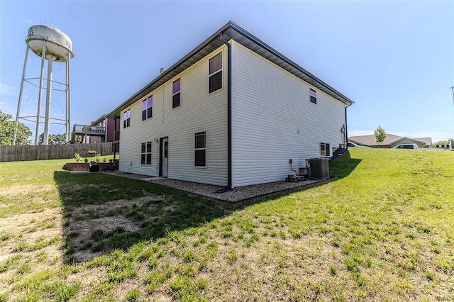 153 Mesa Dr, Waynesville, MO 65583 - rear view of property with central AC
