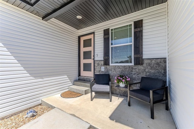 153 Mesa Dr, Waynesville, MO 65583 - doorway to property with stone siding