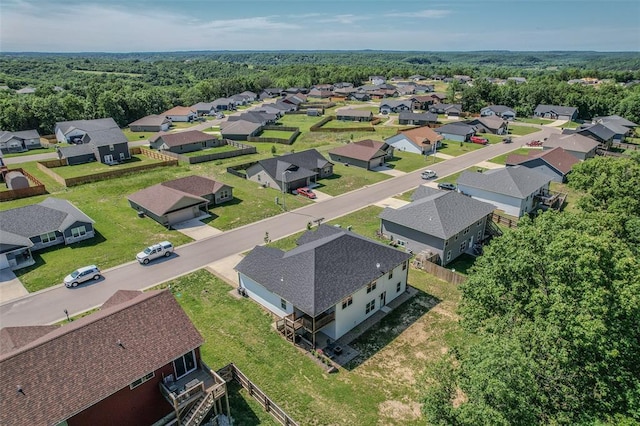 153 Mesa Dr, Waynesville, MO 65583 - aerial perspective of suburban area with a forest
