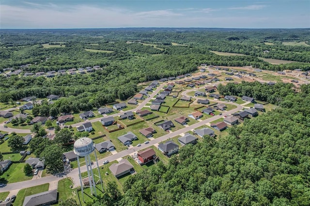 153 Mesa Dr, Waynesville, MO 65583 - aerial view of property and surrounding area with a forest