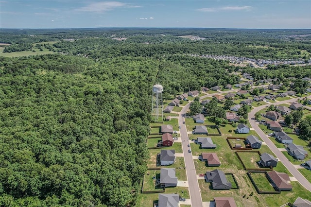 153 Mesa Dr, Waynesville, MO 65583 - aerial view of property and surrounding area featuring a heavily wooded area