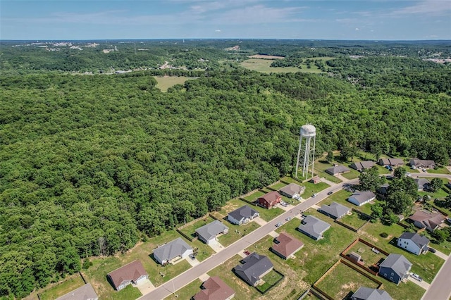 153 Mesa Dr, Waynesville, MO 65583 - bird's eye view of a heavily wooded area