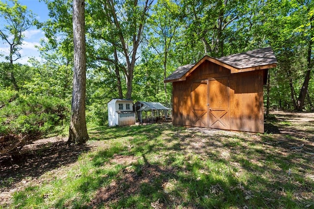 2347 Callaway Fork Rd, Defiance, MO 63341 - view of shed featuring exterior structure