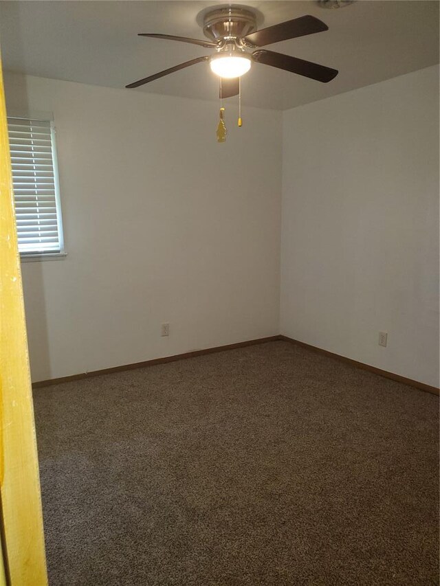19 Agnes Dr, Cahokia, IL 62206 - carpeted spare room with ceiling fan and baseboards