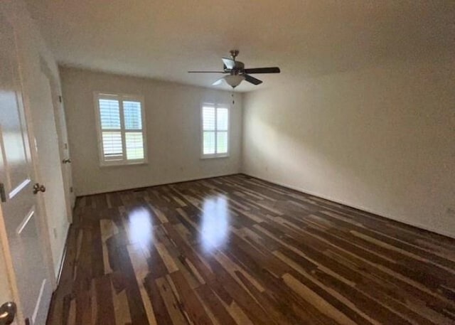 116 Sweet Cherry Way, Grover, MO 63040 - unfurnished room featuring dark wood-type flooring and ceiling fan