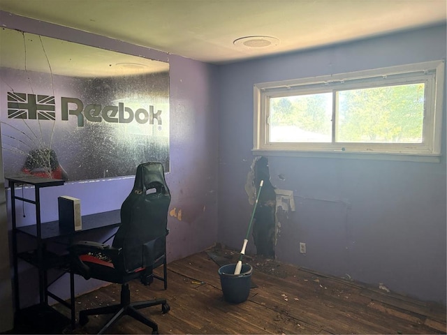 423 Kathryn Dr, Arnold, MO 63010 - office area featuring wood finished floors