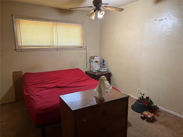 423 Kathryn Dr, Arnold, MO 63010 - carpeted bedroom featuring ceiling fan and baseboards
