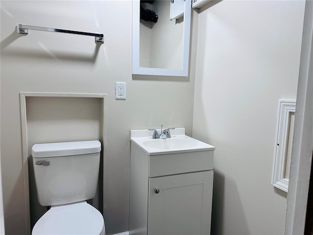 9715 Millburn Dr, Saint Louis, MO 63136 - bathroom with vanity and toilet