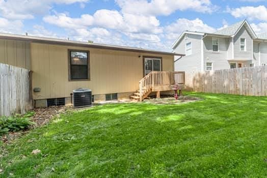 352 Della Dr, Saint Peters, MO 63376 - back of house with central air condition unit