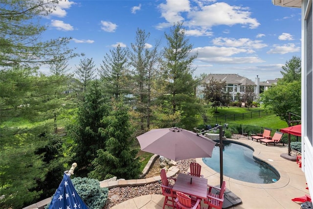 4516 Austin Point Ct, Saint Charles, MO 63304 - view of swimming pool with a patio area