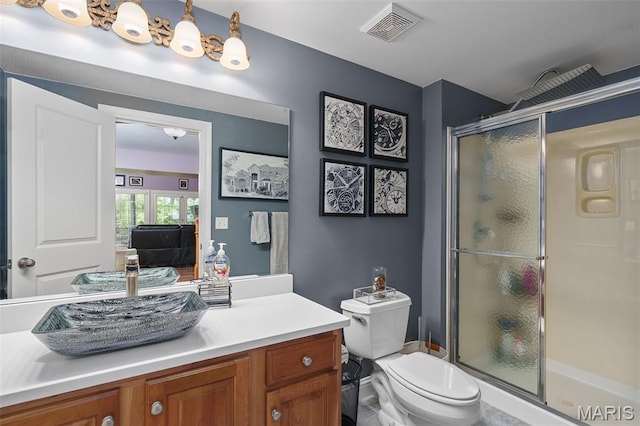 4516 Austin Point Ct, Saint Charles, MO 63304 - bathroom featuring a shower stall and vanity