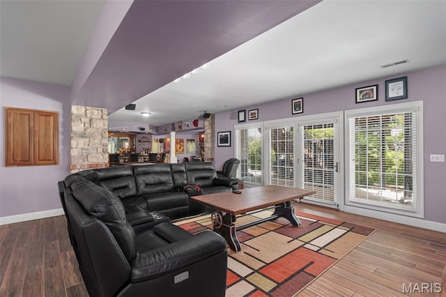 4516 Austin Point Ct, Saint Charles, MO 63304 - living area with wood finished floors