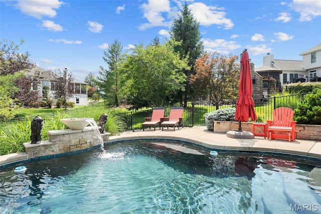 4516 Austin Point Ct, Saint Charles, MO 63304 - view of swimming pool featuring a patio