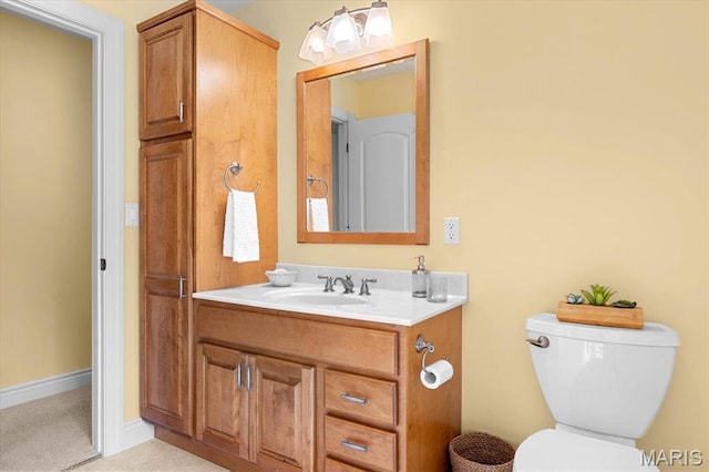 4516 Levis Ln, Godfrey, IL 62035 - bathroom with vanity and toilet