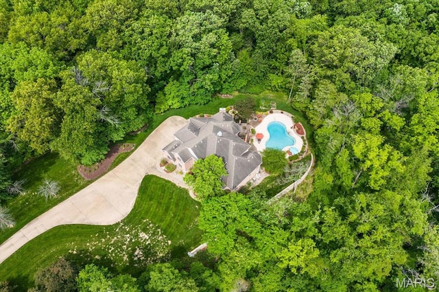4516 Levis Ln, Godfrey, IL 62035 - view of property location featuring a pool area