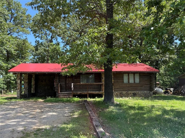 232 Ripley Unit A-1, Doniphan, MO 63935 - view of front facade featuring metal roof and a porch