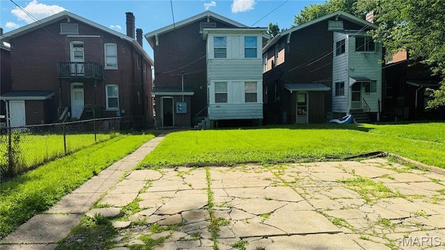 5044 Louisiana Ave, Saint Louis, MO 63111 - rear view of property featuring entry steps