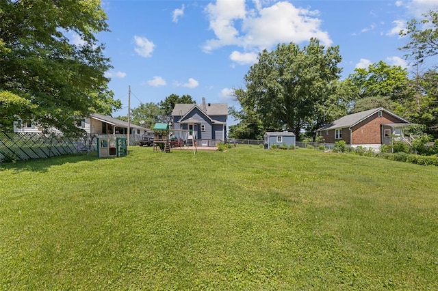 120 W Thornton Ave, Webster Groves, MO 63119 - view of yard with a playground
