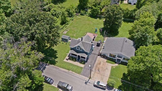 120 W Thornton Ave, Webster Groves, MO 63119 - drone / aerial view